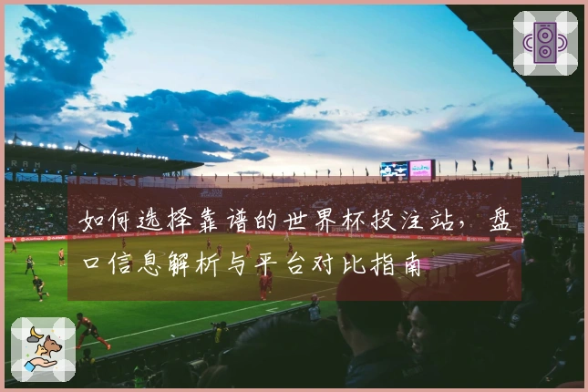 如何选择靠谱的世界杯投注站，盘口信息解析与平台对比指南